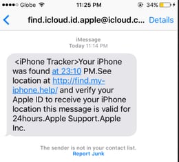 Scam Of The Week: Your Stolen iPhone Has Been Found - Phishing